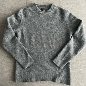 Massimo Dutti Charcoal Wool Sweater